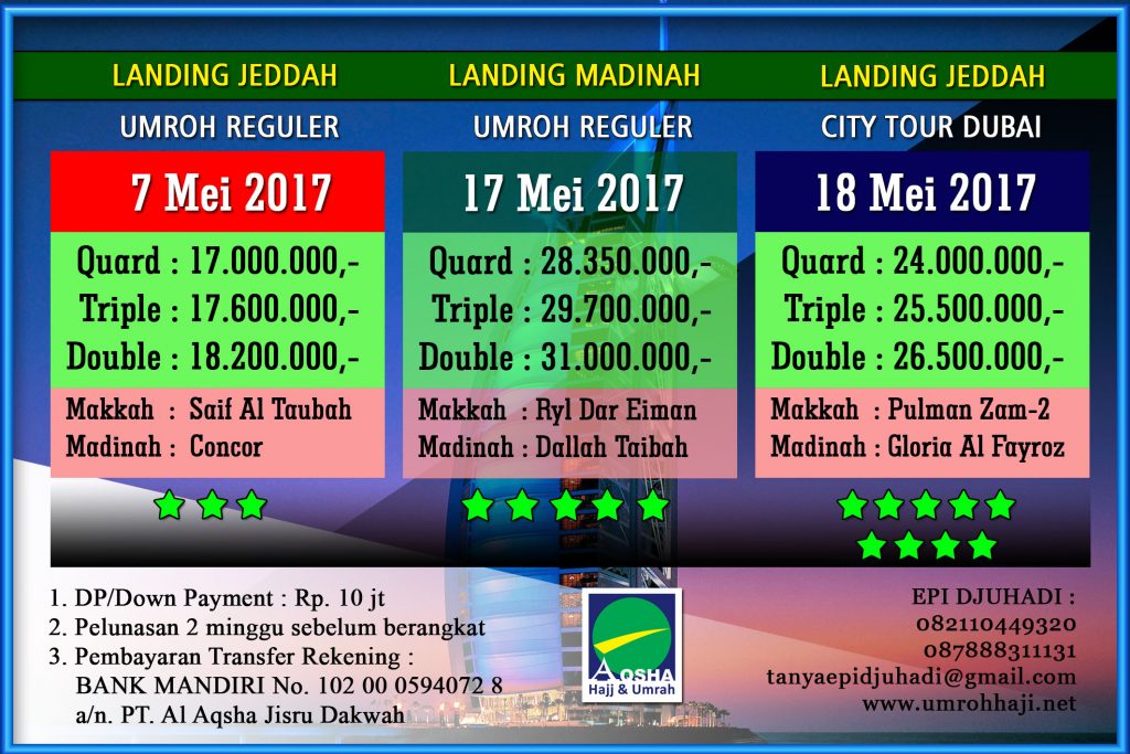 Umroh City Tour Dubai